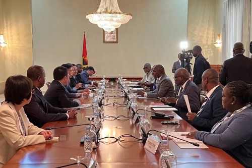 Meeting with the Minister of Foreign Affairs of Angola, Mr Téte António