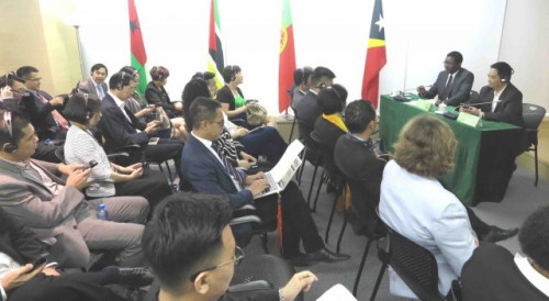 Opening Ceremony of the ‘Portuguese-speaking Countries’ Food Products Exhibition Centre’