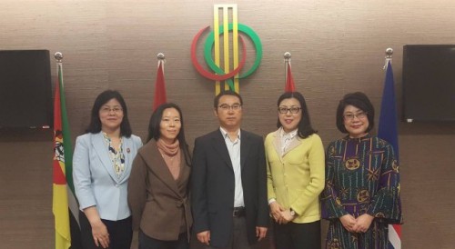 Encontro entre o Secretariado Permanente do Fórum de Macau e o Gabinete dos Assuntos de Hong Kong e Macau de Pequim