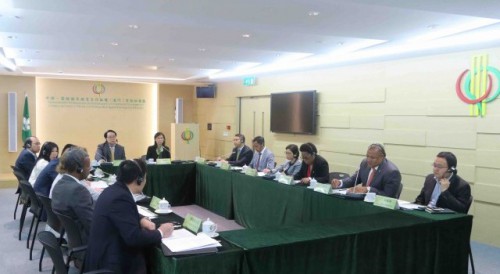 Tianjin CPPCC delegation visits Permanent Secretariat of Forum Macao