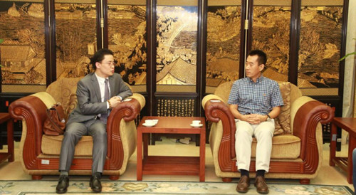 Visita ao Encarregado de Negócios da Embaixada da República Popular da China na Guiné-Bissau, Dr. Tian Yuzheng