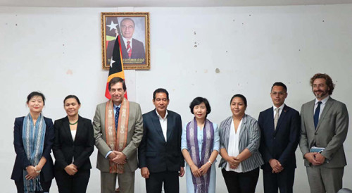 A Delegação do Secretariado Permanente do Fórum de Macau visitou o TradeInvest de Timor-Leste