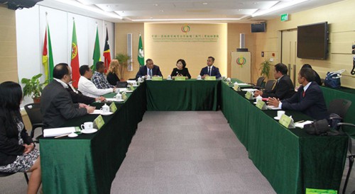 Chairperson of the Committee for Constitutional Affairs and Justice of Timor-Leste’s National Parliament visits Permanent Secretariat of Forum Macao