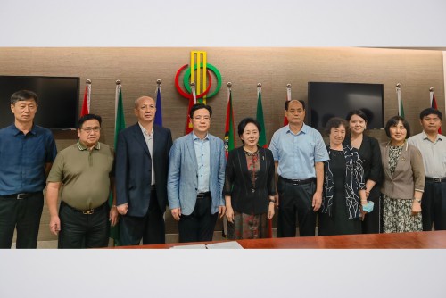 Jinan CPPCC delegation visits Permanent Secretariat of Forum Macao