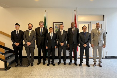 Representatives from Permanent Secretariat of Forum Macao visit Embassies of Portuguese-speaking Countries in Beijing