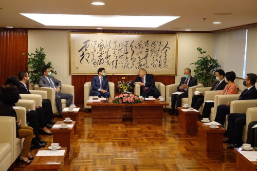 Exchanges between the two sides