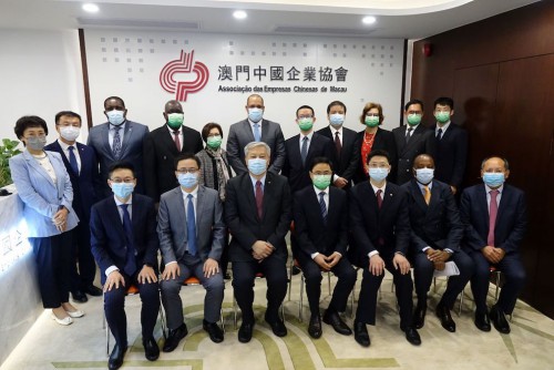 Delegation from the Permanent Secretariat of Forum Macao pays visit to the Association of Chinese Enterprises in Macao