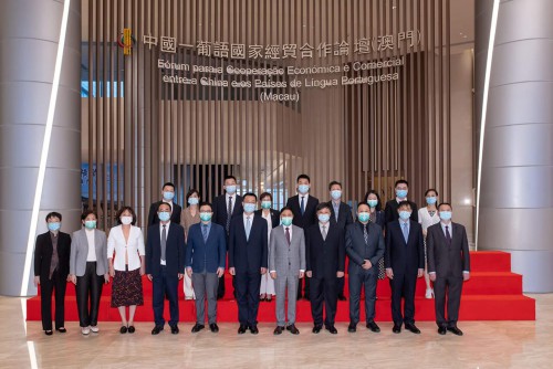 Permanent Secretariat of Forum Macao attends the “Zhejiang-Macao-Portuguese Speaking Countries Economic and Trade Co-operation and Exchange Conference” and receives the delegation led by Vice Governor Lu Shan