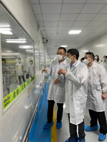 A delegação visitou empresa do Município de Dongguan