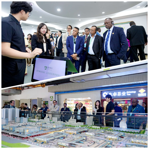 代表团参观深圳市海吉星农产品物流园