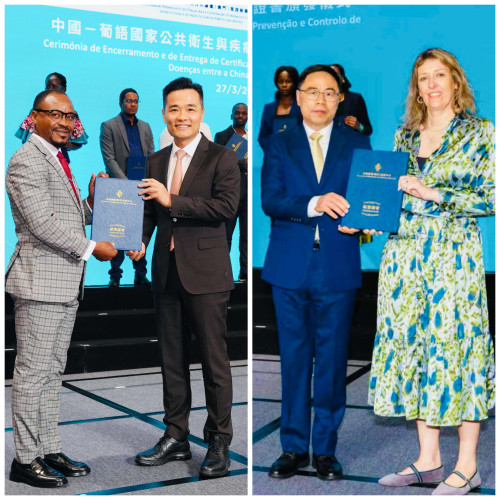 嘉賓向學員頒發證書