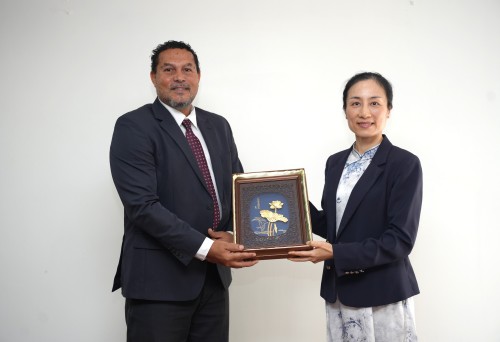 拜會佛得角經濟貿易工業和數字轉型部部長巴普蒂斯塔
