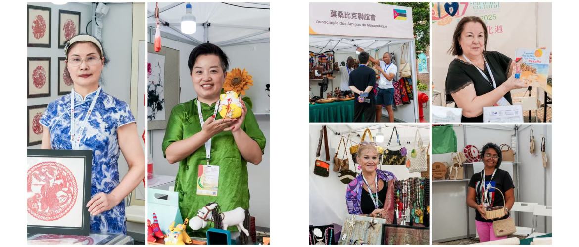 Opening of the Handicraft Fair and Lusophone Gastronomic Showcase at the Cultural Week of China and Portuguese-speaking Countries