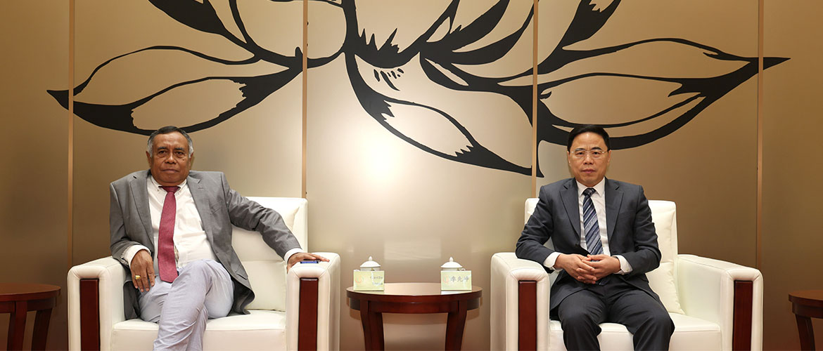 The Minister of Planning and Strategic Investment of Timor-Leste Visits Permanent Secretariat of Forum Macao and Delivers Investment Promotion Lecture